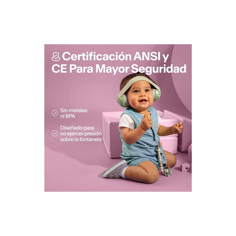 Alpine Muffy Baby - Protección auditiva para bebés y niños