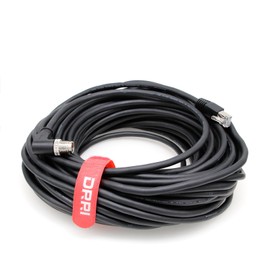DRRI 90° Angle M12 X-Coded 8pin to RJ45 Ethernet Cat6 Cable for Cognex in-Sight Series Industrial Cameras