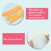 LUNARM 50PCS Plastic Sewing Needles, Large Eye Plastic Yarn Needles,