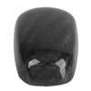 Gear Shift Knob Unlock Button Cover Carbon Fiber Shifter Lever