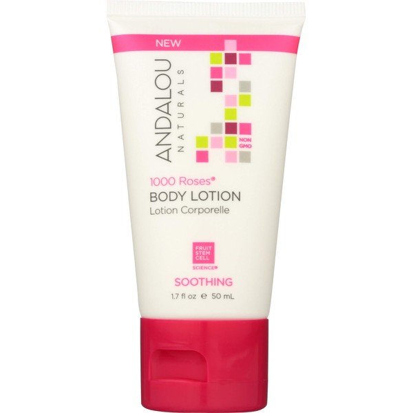 Andalou Naturals, Lotion Body Soothing 1000 Roses, 1.69 Fl Oz