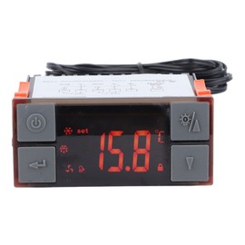 Digital Temperature Controller High Performance Multifunctional Temperature Sensor Electric Thermostat for Air Cooled Freezers Air Moisture Cabinets