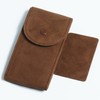BestTown 1 Watch Case, Compact, Watch Pouch, Suede Style, Watch