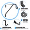 Pisman Adjustable Closet Rod Bracket Heavy Duty,Shelf Bracket with Rod