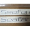 GRADY WHITE SEAFARER 226 NAMEPLATE CHARCOAL STD DECAL SET 8-7/8"