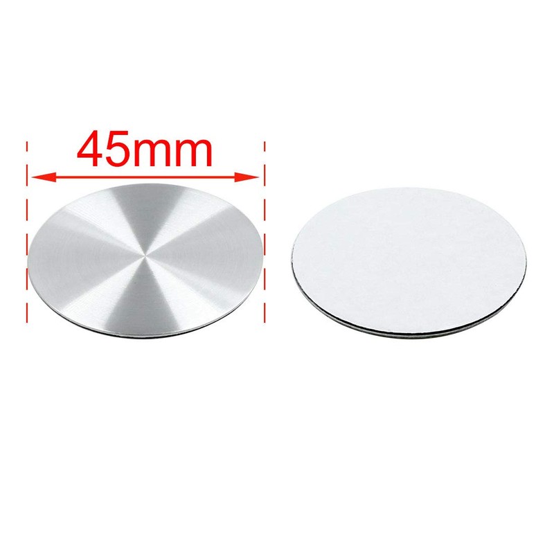 sourcing map Set of 4 45 mm Silver Car Wheel