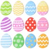 FOBSME 144 Pieces Mini Easter Egg Cutouts Small Paper Egg