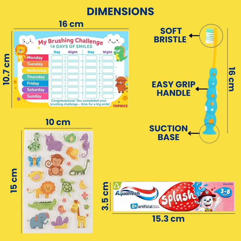 Kids Toothpaste Multi Pack Bundle - 4 x Splash Toothpaste