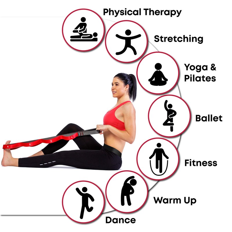 Ctrl Deportes Correa de Estiramiento con bucles