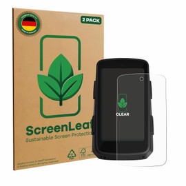 ScreenLeaf (2 x Protective Film for Hammerhead Karoo 3 [Sustainable Screen Protector, Film, Transparent, Scratch-Resistant]