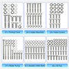 BIGLKNM Stainless Steel Small Block Engine Hex Bolt Kit Fit