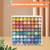64 Grids Craft Paint Storage Organizer, Wall-mountable Paints Holder, Stackable