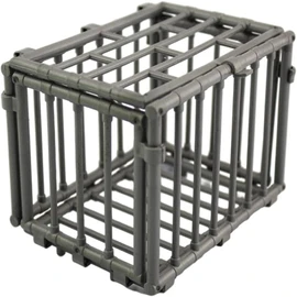 Punctualgood Plastic Animal Cage Model 1/6 Scale Scene Corral Fencing Accessories Gift, Mini Cage Model for Action Animal Figure