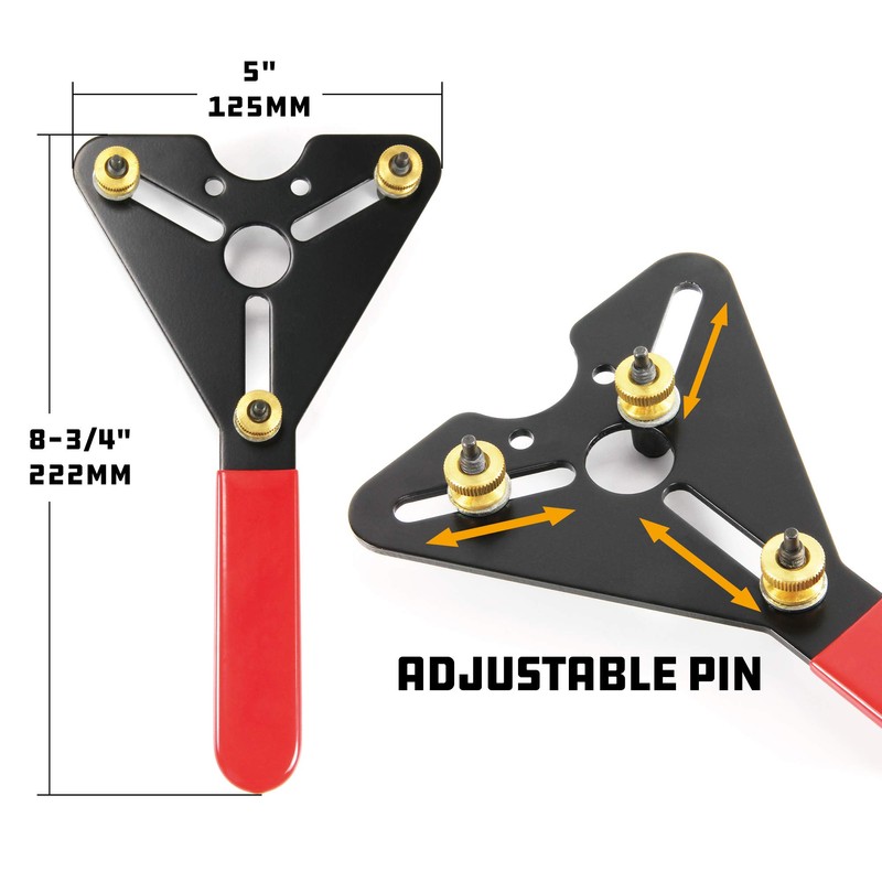Powerbuilt Air Conditioning Clutch Remove and Install Tool kit, AC