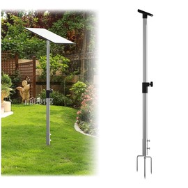 Heavy Duty Starlink Gen 3 Pole Mount - 4.6ft Height Adjustable Stainless Steel Stand | No-Wobble Design for High Winds | Includes Universal Pipe Adapter