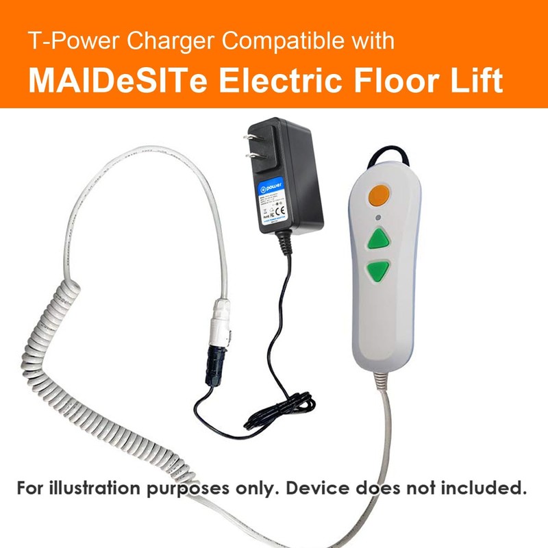 Power Charger for BathLyft BLFT Remote Bath Floor Lift &