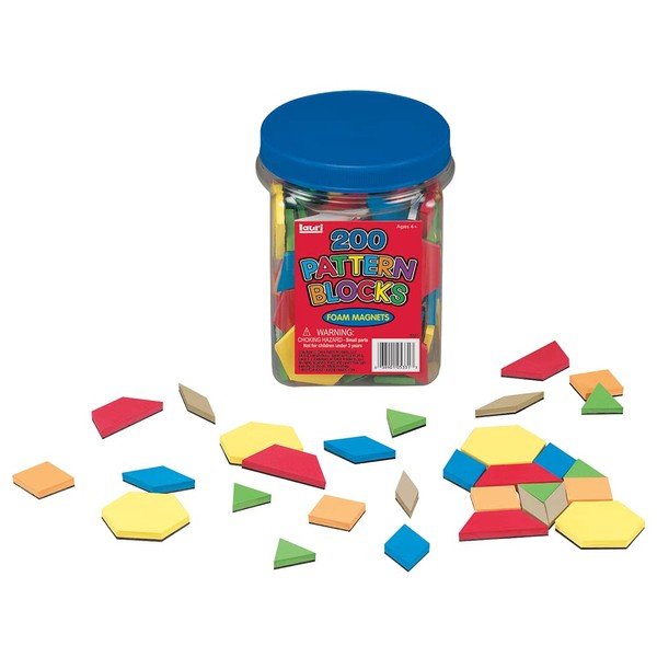 PlayMonster Lauri Foam Magnets - Pattern Blocks
