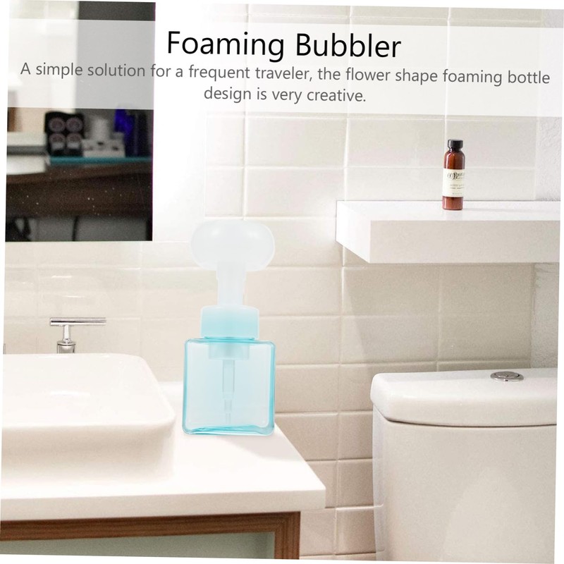 Ipetboom Flower Foaming Dispenser Bottle Refillable Empty Soap Container for
