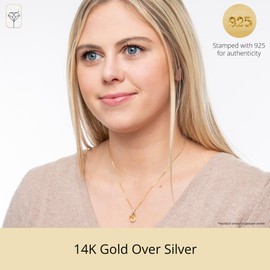 MAX + STONE Sterling Silver Trillion-Cut Peridot and Diamond Accent Pendant Necklace, 18"