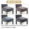 H.VERSAILTEX Velvet Dining Chair Covers Stretch Chair Covers for Dining