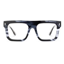 Zeelool Stylish Aviator Blue Light Blocking Glasses for Men Reaux ZJGA329020-01 Gray