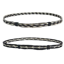 Gamboa Natural Horsehair Hat Bands for Cowboy Hats Men and Women Western Hat Bands