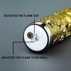 Shiny Dragon Torch Lighter, Butane Soft Flame, Windproof, Red Flame,