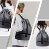 Hoedia Sports Drawstring Backpack - String Swim Gym Bag with