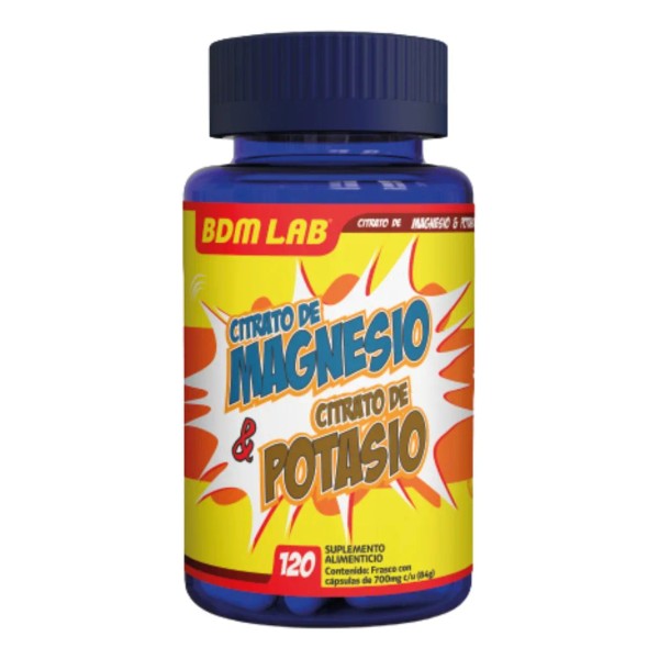 BDM LAB Citrato de Magnesio y Citrato de Potasio Suplemento