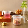 2PCS Measuring Cups, MONGSEW Plastic Liquid Measuring Cup for Liquids,