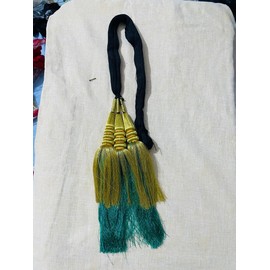 Women's Hair Accessory Braid Tassles/Hair Extension/Choti For wedding Long Straight Hair Style Patiala Shahi Paranda/Parandi Traditional (Green)