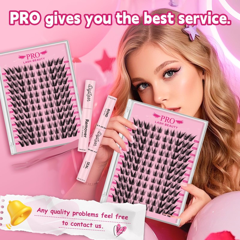 Lash Clusters Kit Eyelash Clusters Bunny Eye Cluster Eyelash Extensions
