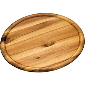 KESPER 28462 Pizzateller 32 cm aus FSC-zertifiziertem Akazienholz/Holzteller/Pizzaunterlage/Pizza-Holzteller/Holzgeschirr