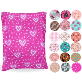 Poly Mailers - 25 Pack, Waterproof, Trendy Chick Mailers 3.15 mil - Heavy Duty, Tear Resistant Mailing Envelopes for small businesses | Cute Shipping Bags for clothing (Be Mine, 14.5x19)