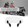 Motorcycle Windshield Extension Heighten Windscreen Adjustable Wind Rain Air Deflector