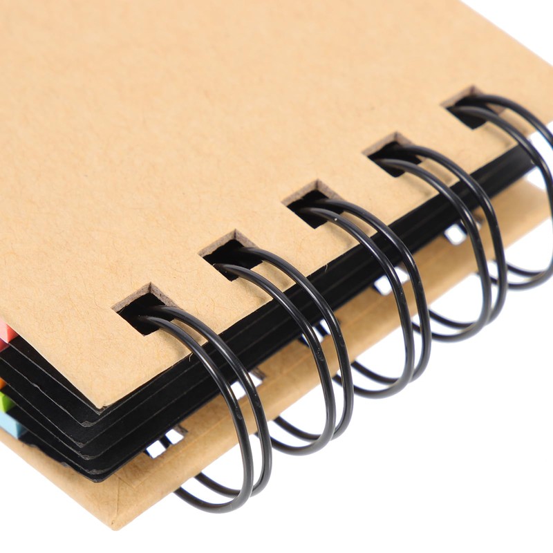 AOKWAWALIY 3 Piece Sticky Notepad Ring, Mini Notebook, Mini Notebook,