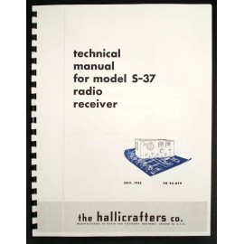 Hallicrafters S-37 S37 Very High Frequency Receiver Manual