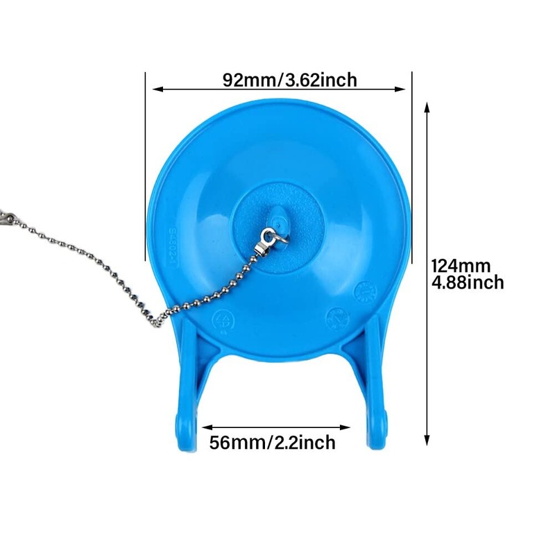 CENPEK Toilet Flapper Rubber Replacement Device 3 Inch Flush Valve