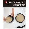 Brew Choice 500 PCS Coffee Filters for Aeropress,64mm Unbleached Natural