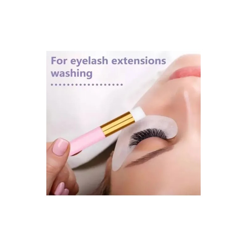 Lash Shampoo Neutro Limpieza Pestañas 50ml Brocha Pizeta