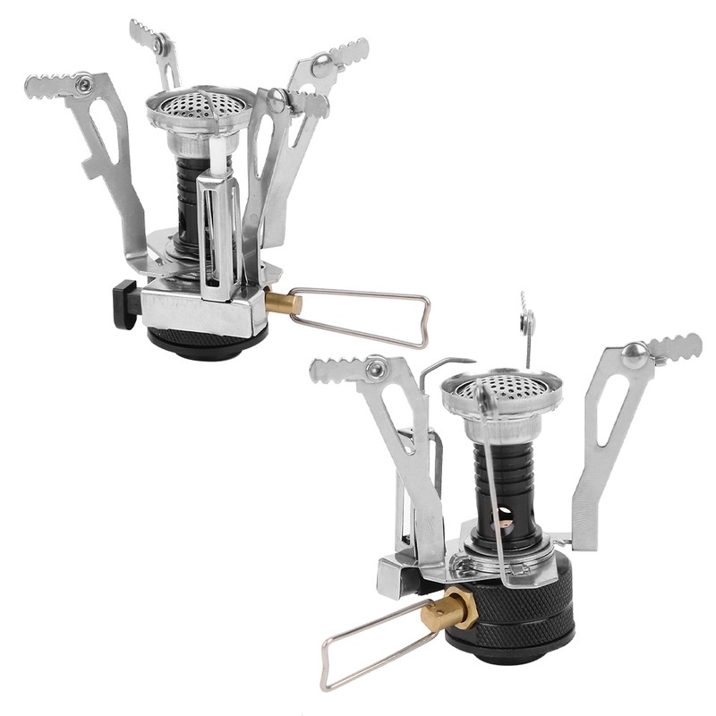 Outdoor Camping Gas Stove Mini Portable Hiking Picnic Gas Stove