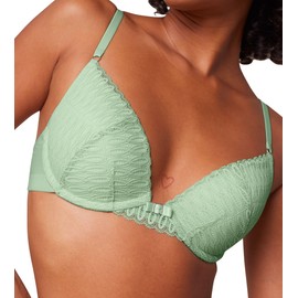 Triumph - Aura Spotlight T - Women's - Push-Up Bra - Slim Straps - with Underwire, Silky Green, 85D