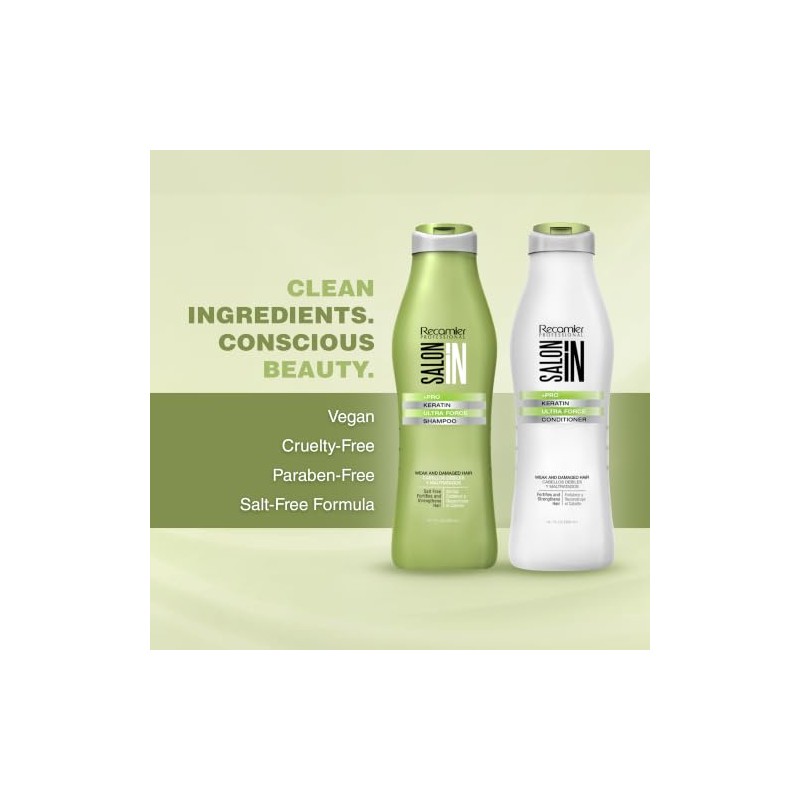 Recamier SalonIn Pro Keratin Ultra Force Shampoo For Damaged Hair