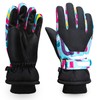 ThxToms Children's Ski Gloves, Winter Snow Ski Gloves -15°C, PU