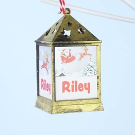 Mulberry Studios Starlight Lantern Christmas Tree Hanger Names N-Z Riley