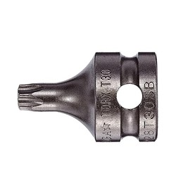 TORX T30 Socket Bit 3/8" Drive - Vega Professional Grade 3/8" Square Drive Six Star TORX T-30 Socket Bit. 228T30SB