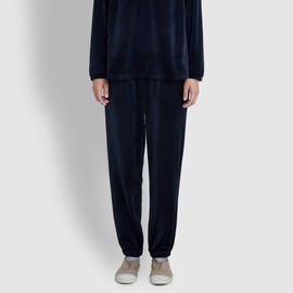 JAJU [JAJU/자주] 여 밍크 플리스 셔링 파자마 팬츠_네이비 [JAJU] Women's Mink Fleece Shirred Pajama Pants_Navy