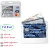 YOUOWO 2 Pack Horizontal Clear ID Badge Holders with Office