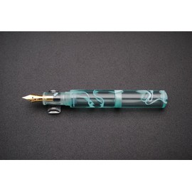 czxwyst Majohn Wancai Mini Transparent Pocket Pipette Fountain Pen (Daydream, F Nib)