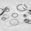 sourcing map 2 Sets AXK6590 Thrust Needle Roller Bearings with